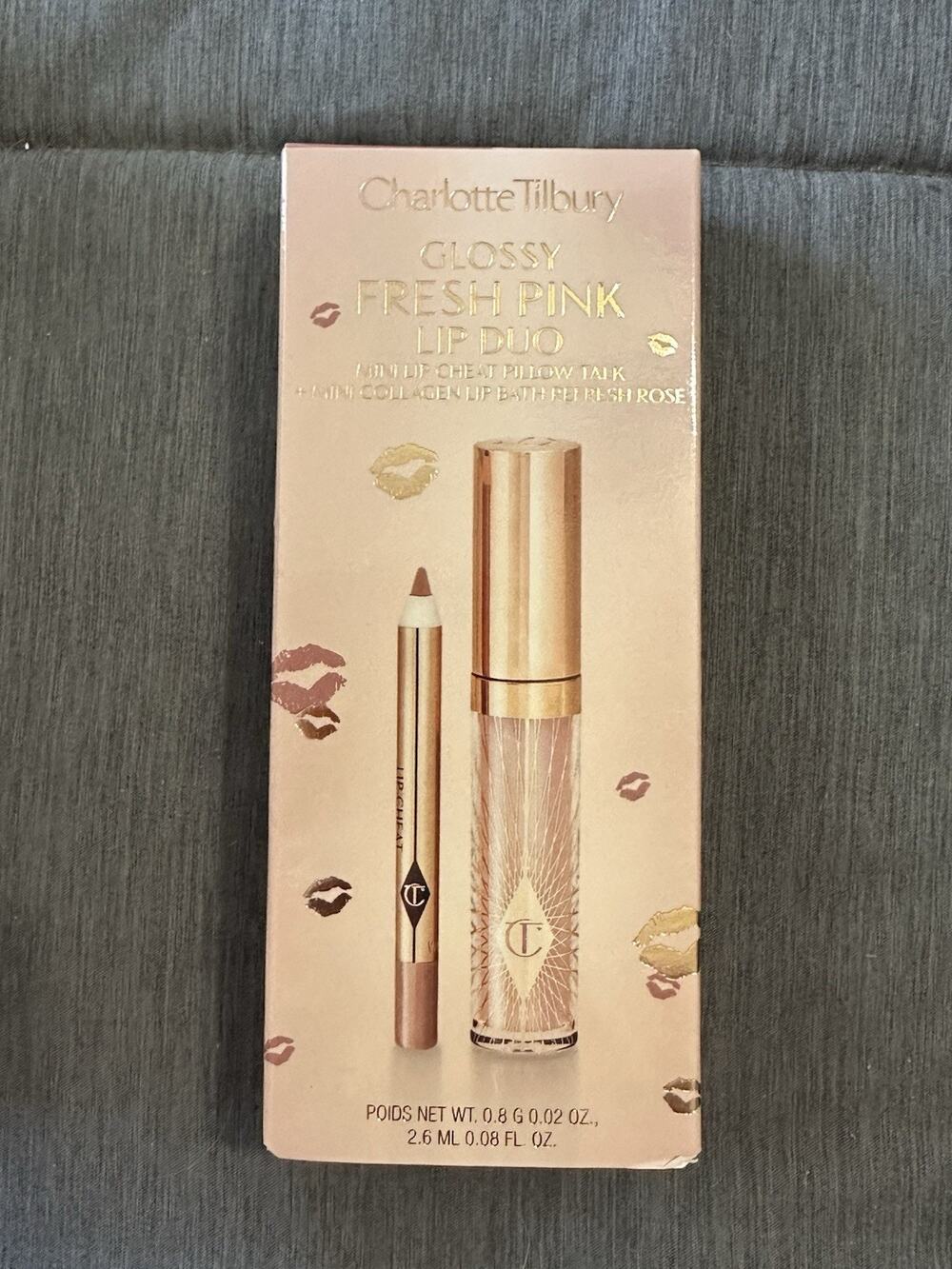 Charlotte Tilbury glossy fresh pink lip duo refresh rose new
